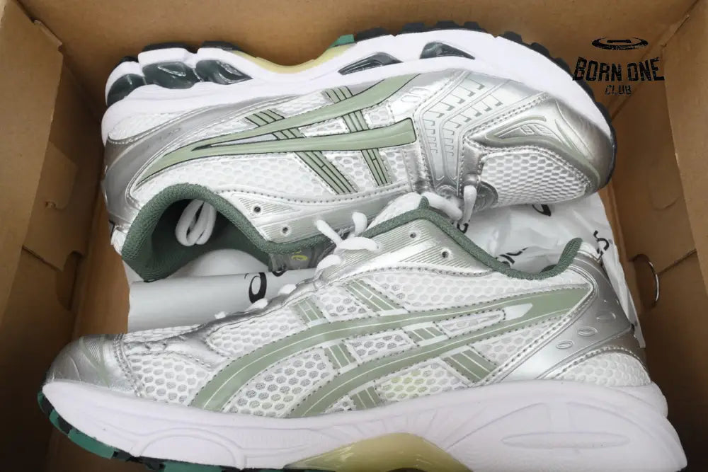 ASICS Gel-Kayano 14 White Pure Silver Slate Grey Sage