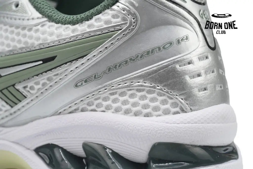 ASICS Gel-Kayano 14 White Pure Silver Slate Grey Sage