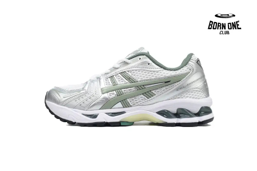 ASICS Gel-Kayano 14 White Pure Silver Slate Grey Sage