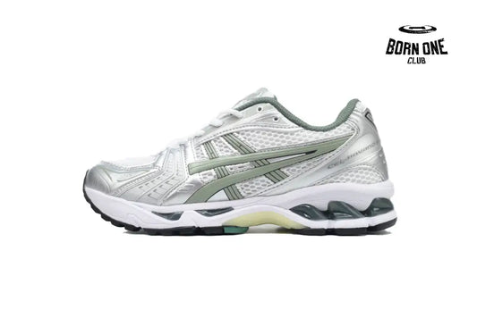 ASICS Gel-Kayano 14 White Pure Silver Slate Grey Sage