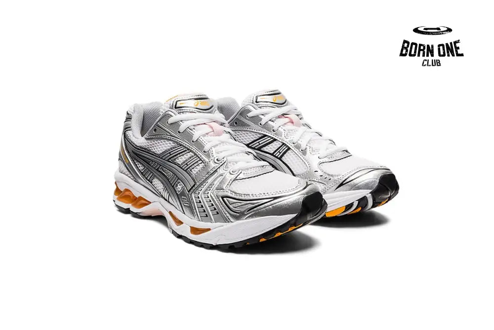 ASICS Gel-Kayano 14 White Pure Sliver Orange