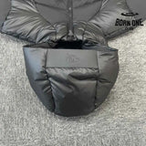 Jaqueta Puffer Synaworld Logo Wave Preta