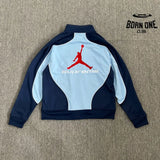 Conjunto Supreme x Jordan Tricot Track Blue