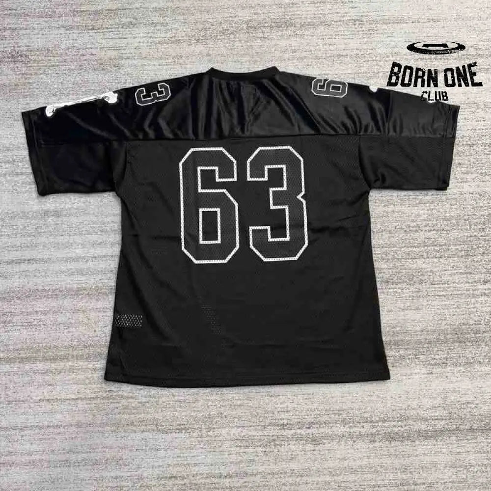 Camiseta Supreme Jersey Bones Football Black