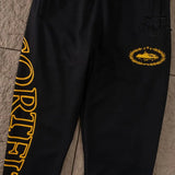 Conjunto Corteiz Superior Royale Preto/Amarelo