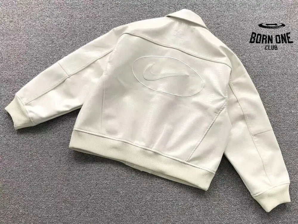 Jaqueta Supreme x Nike Varsity Branca