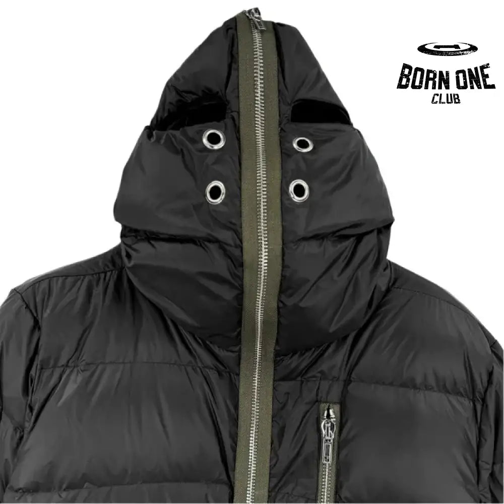 Rick Owens Shark Head Zipper Down Jaqueta 28594043