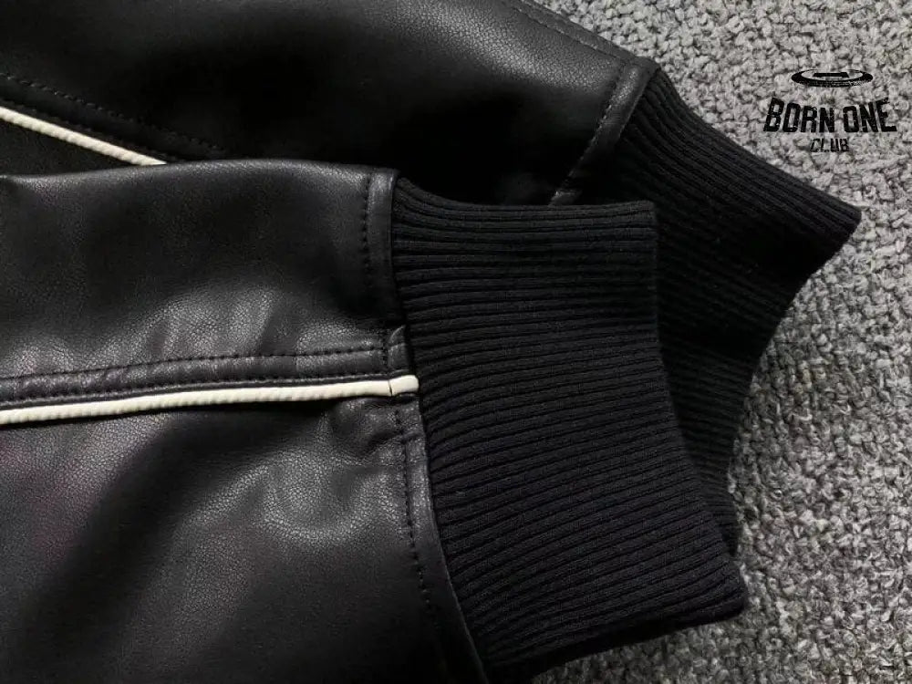 Jaqueta Supreme x Nike Varsity Preta