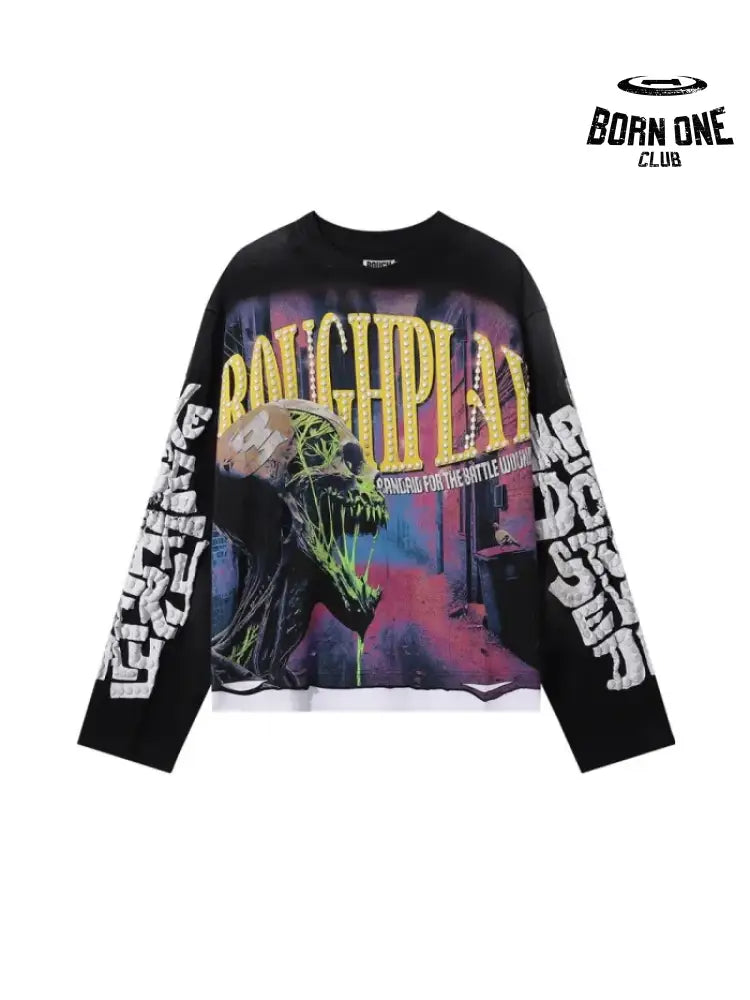 Rough Play Camiseta Manga Longa