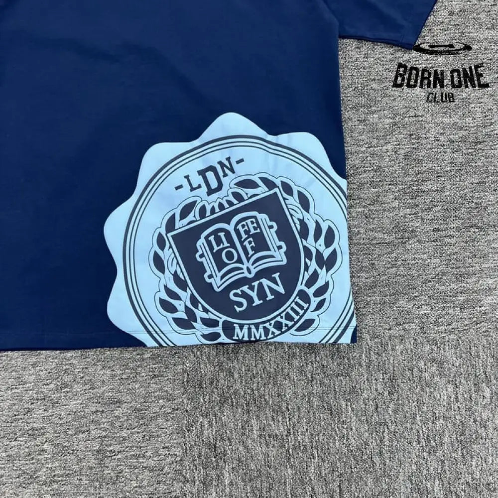 Camiseta Syna World College Azul Marinho