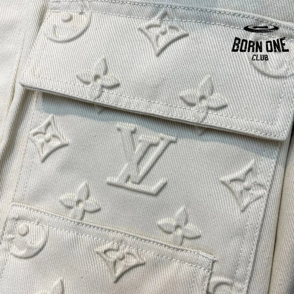 Jaqueta Louis Vuitton Monogram Workwear Denim