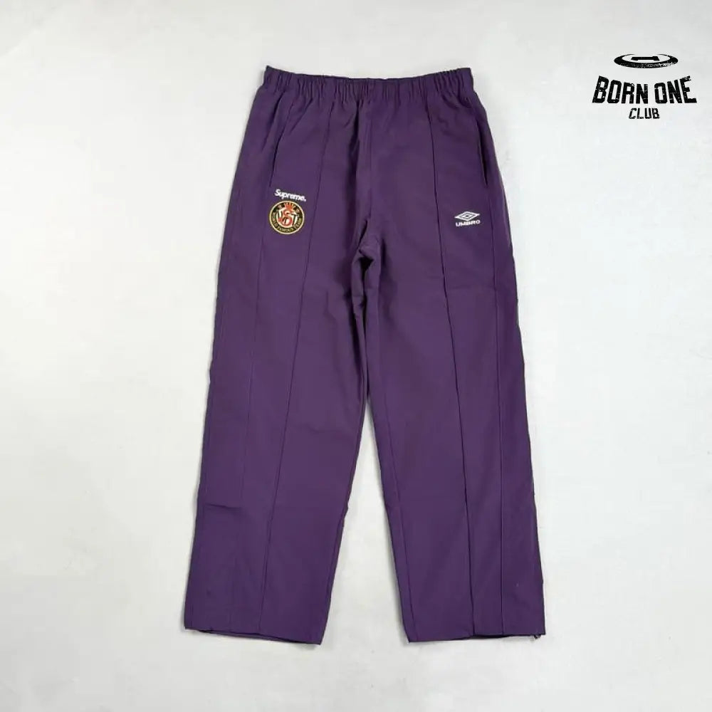Conjunto Supreme x Umbro Cotton Ripstop Track Plum