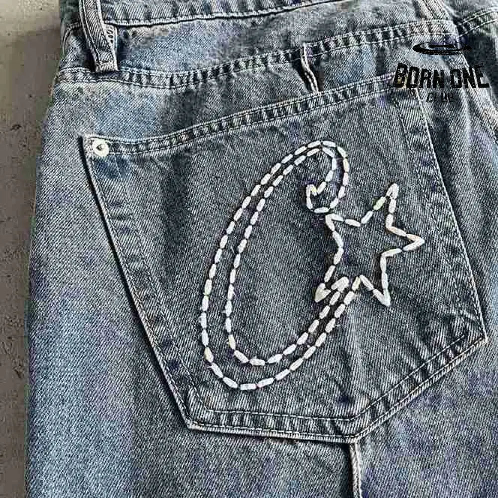 Conjunto Corteiz C-Star Denim Jeans