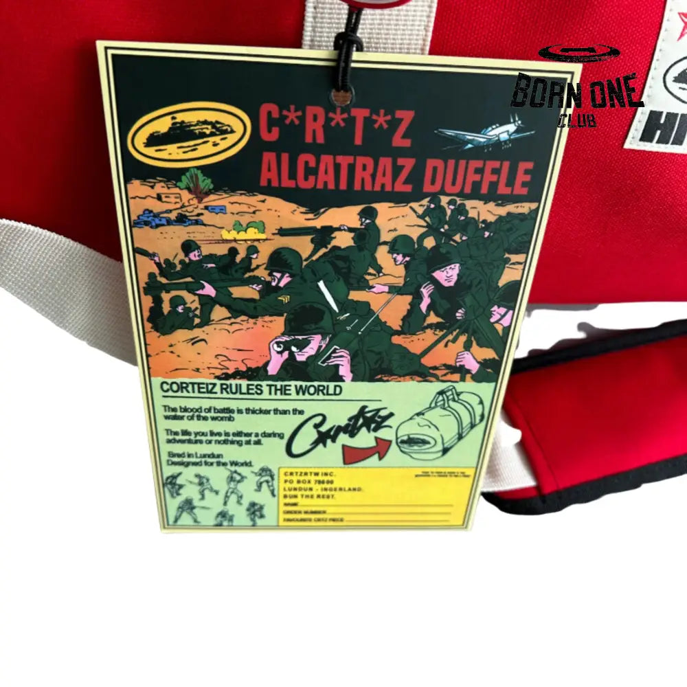 Bag Corteiz HMP Alcatraz Duffle Red