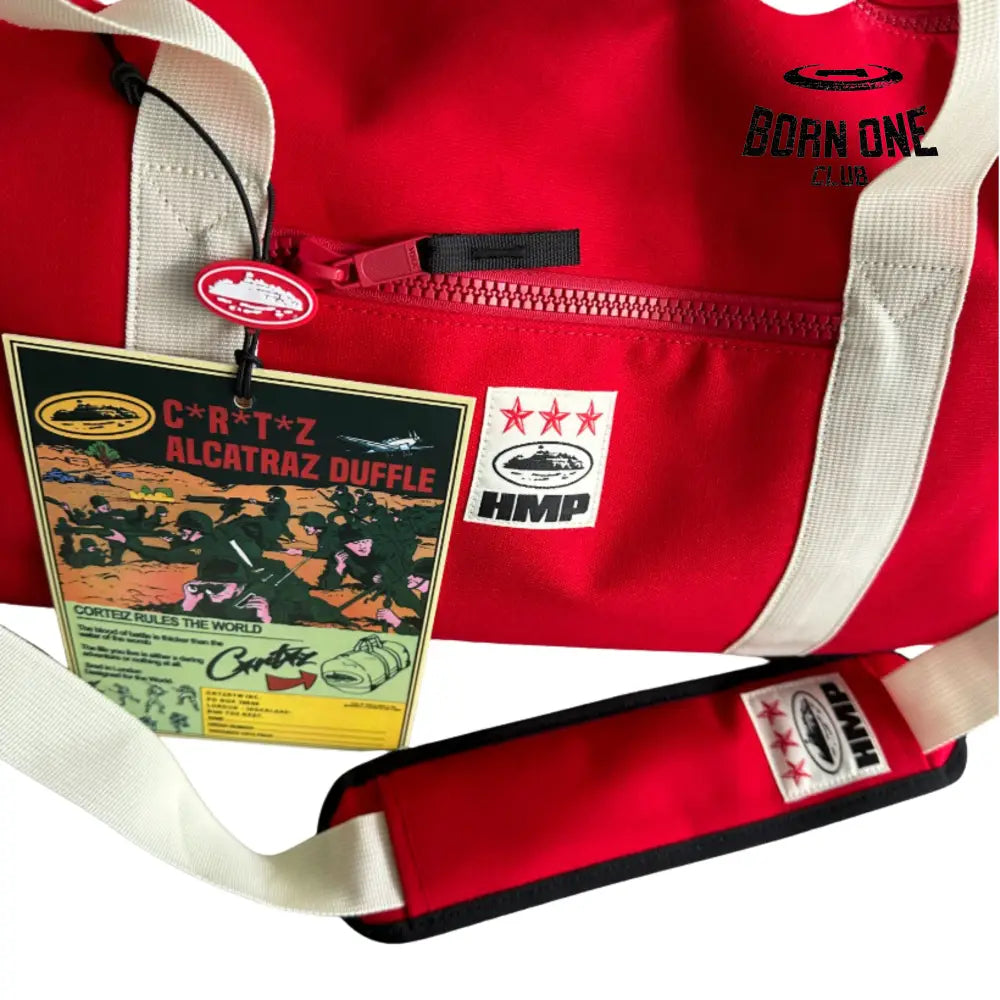 Bag Corteiz HMP Alcatraz Duffle Red