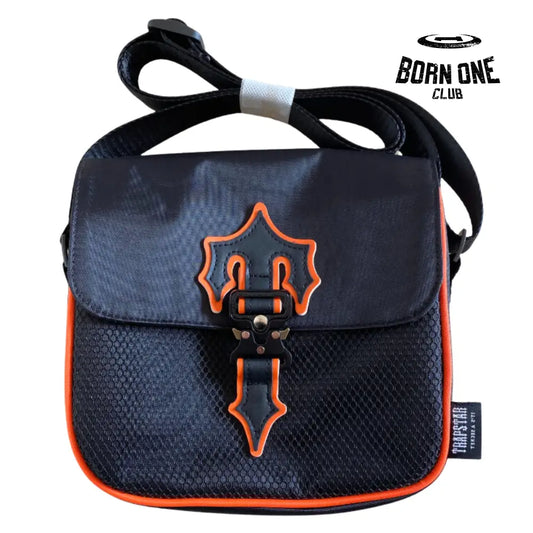 Bag Trapstar Messenger Black & Orange