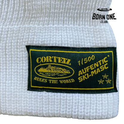 Balaclava Corteiz Rules The World White