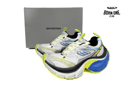 Balenciaga 10XL White Gray Black White Blue Fluorescent Green