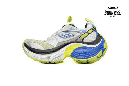 Balenciaga 10XL White Gray Black White Blue Fluorescent Green