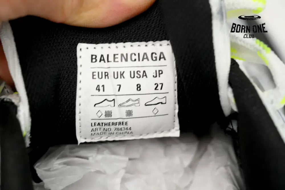 Balenciaga 10XL White Gray Black White Blue Fluorescent Green