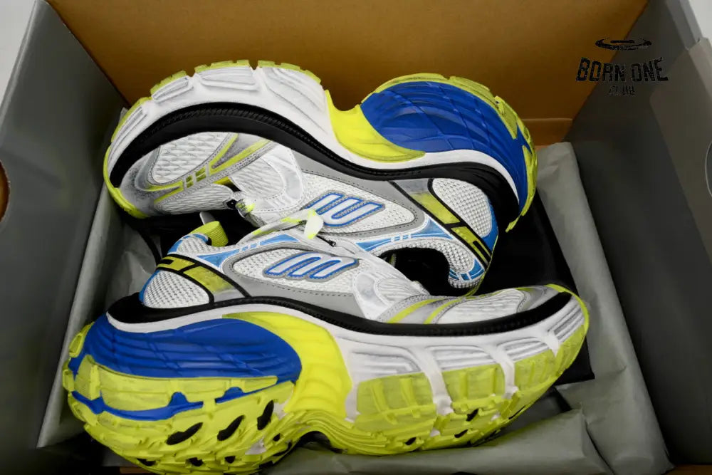 Balenciaga 10XL White Gray Black White Blue Fluorescent Green
