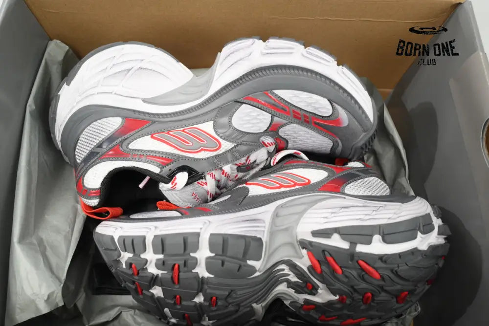 Balenciaga 10XL White Gray Red