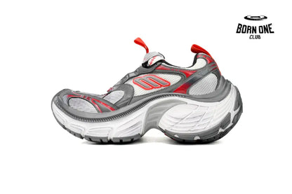 Balenciaga 10XL White Gray Red