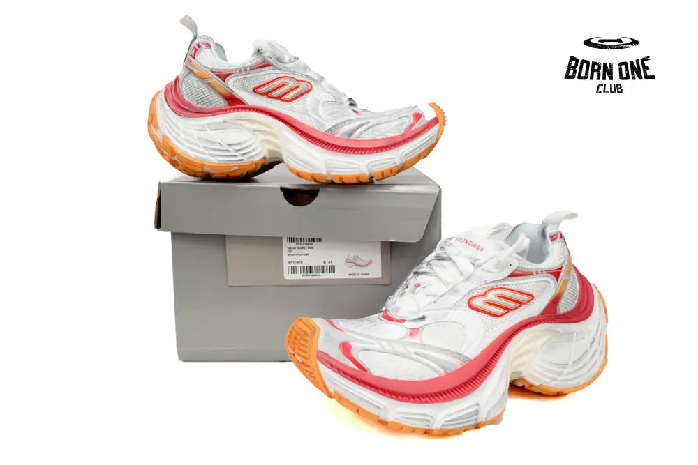 Balenciaga 10XL White Gray White Red