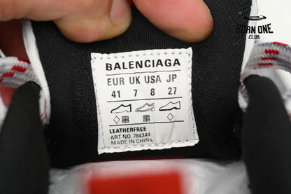 Balenciaga 10XL White Gray Red