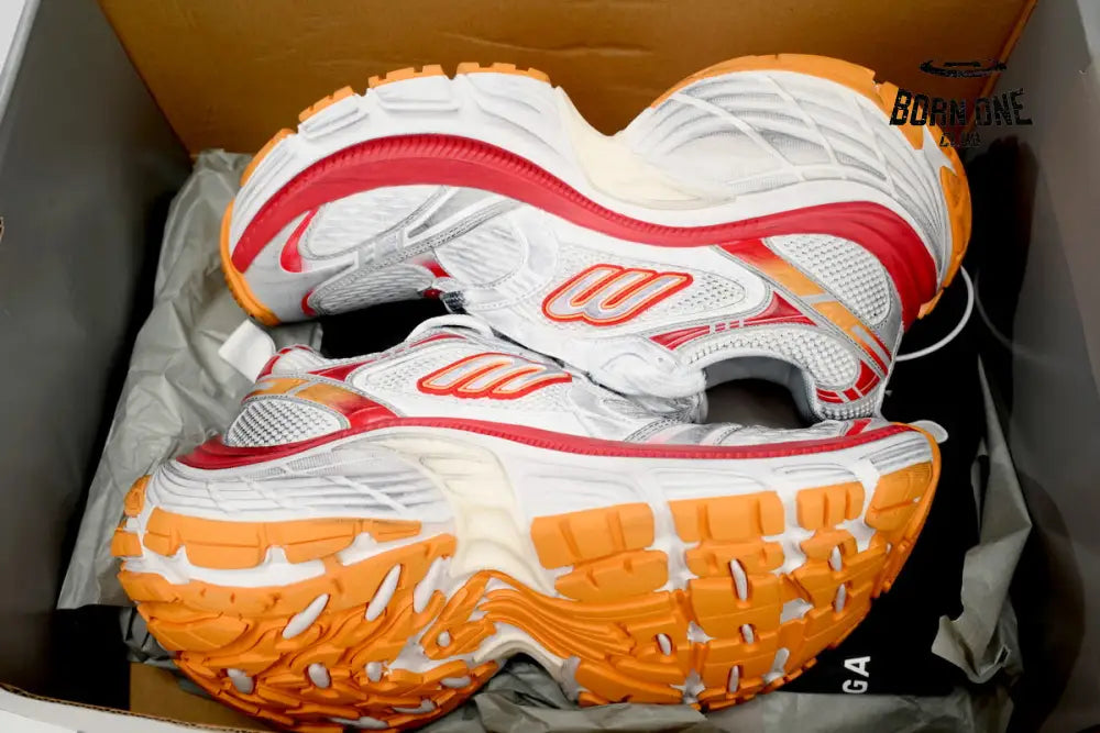 Balenciaga 10XL White Gray White Red