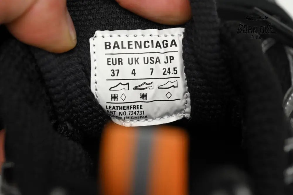 Balenciaga All Black Orange 3XL