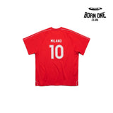 BALENCIAGA BARCELONA SOCCER TSHIRT IN RED Camiseta Balenciaga Track Black