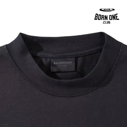 Balenciaga Basketball Long Sleeve Large Fit T-Shirt in Black Camiseta
