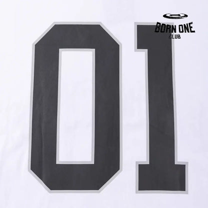 Balenciaga Basketball Long Sleeve Large Fit T-Shirt in Off White Camiseta