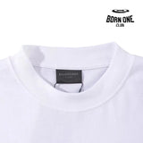Balenciaga Basketball Long Sleeve Large Fit T-Shirt in Off White Camiseta