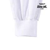 Balenciaga Basketball Long Sleeve Large Fit T-Shirt in Off White Camiseta