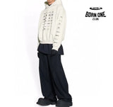 Balenciaga Beige Multilogo Hoodie Moletom Sweatshirts