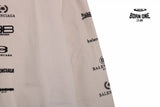 Balenciaga Beige Multilogo Hoodie Moletom Sweatshirts
