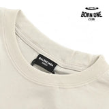 Balenciaga Beige T-Shirt with Abstract Graphic Camiseta T-shirt