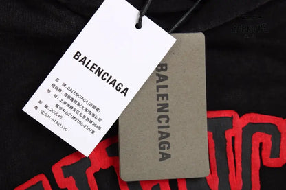 Balenciaga Black Crest Hoodie Moletom Sweatshirts