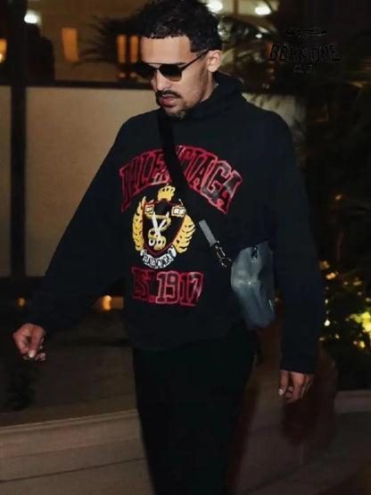 Balenciaga Black Crest Hoodie Moletom Sweatshirts