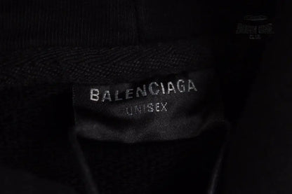 Balenciaga Black Crest Hoodie Moletom Sweatshirts