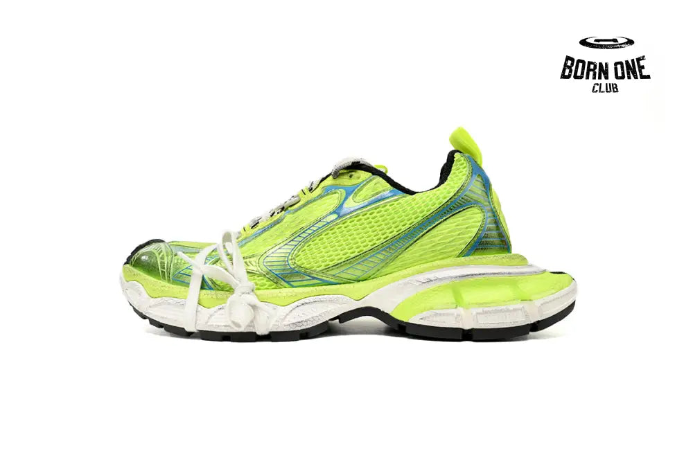 Balenciaga Black Black Fluorescent Green 3XL