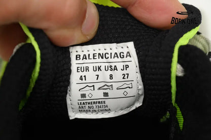 Balenciaga Black Black Fluorescent Green 3XL