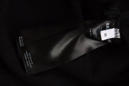 Balenciaga Black Graphic Hoodie Moletom Sweatshirts