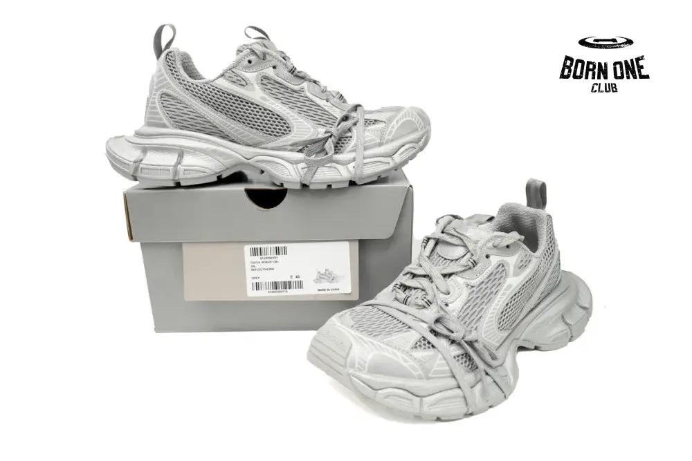 Balenciaga Black Black Gray Reflection 3XL