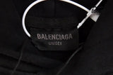 Balenciaga Black Hoodie Moletom Sweatshirts