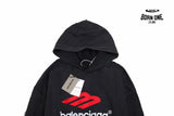 Balenciaga Black Hoodie Moletom Sweatshirts
