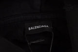 Balenciaga Black Hoodie with ’I Love’ Graphic Moletom Sweatshirts