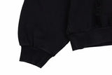Balenciaga Black Hoodie with ’I Love’ Graphic Moletom Sweatshirts
